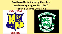 Southam Utd v Long Crendon Wednesday Aug 16th 2023 Hellenic League Div 1