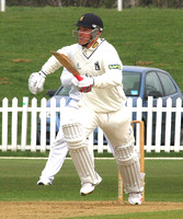 Laurie Evans takes a quick single