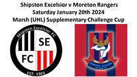 Shipston Excelsior v Moreton Rangers Sat January 20th 2024 Marsh Supplemntary Challenge Cup