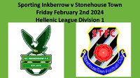 Sporting Inkberrow v Stonehouse Town Friday  Feb 2nd 2024 Hellenic League Div 1