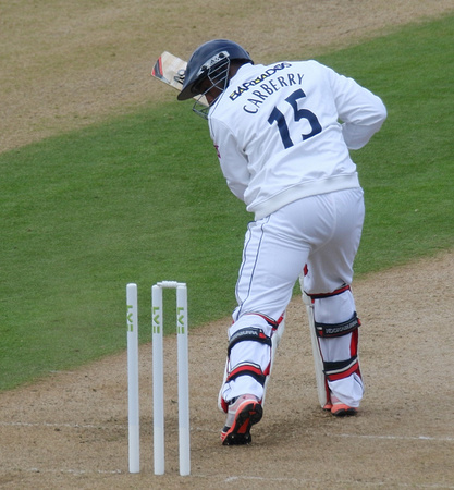 Michael Carberry bowled