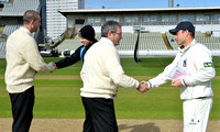 Ian Bell and Ed Joyce at the toss
