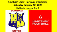 Southam Utd v Hartpury University Sat January 7th 2023 Hellenic League Div1