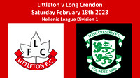 Littleton v Long Crendon Sat February 18th 2023 Hellenic League Div 1