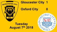 Gloucester City v Oxford City Aug 7th 2018