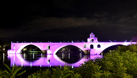 Le Pont D'Avignon floodlit