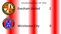 Evesham United v Winchester City Saturday September 14th 2019