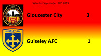 Gloucester City v Guiseley Saturday September 28th 2019