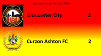 Gloucester City v Curzon Ashton Saturday November 2nd 2019