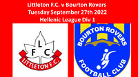 Littleton v Bourton Rovers Tues Sept 27th 2033 Hellenic League Div 1